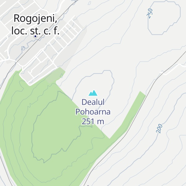 Map of Dealul Pohoarna