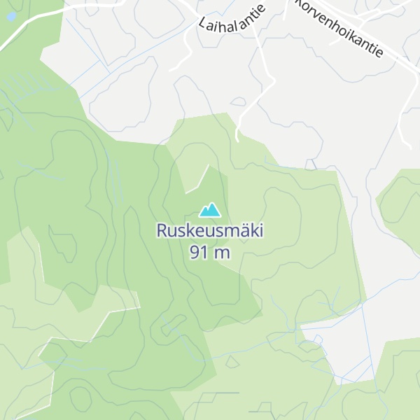 Map of Ruskeusmäki