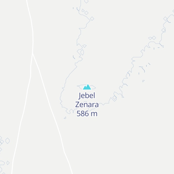 Map of Jebel Zenara