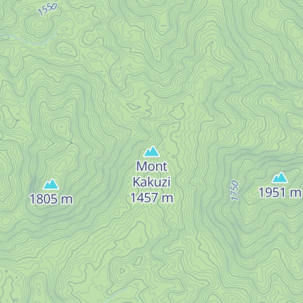 Map of Mont Kakuzi