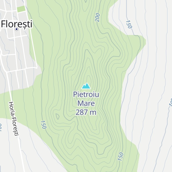 Map of Pietroiu Mare