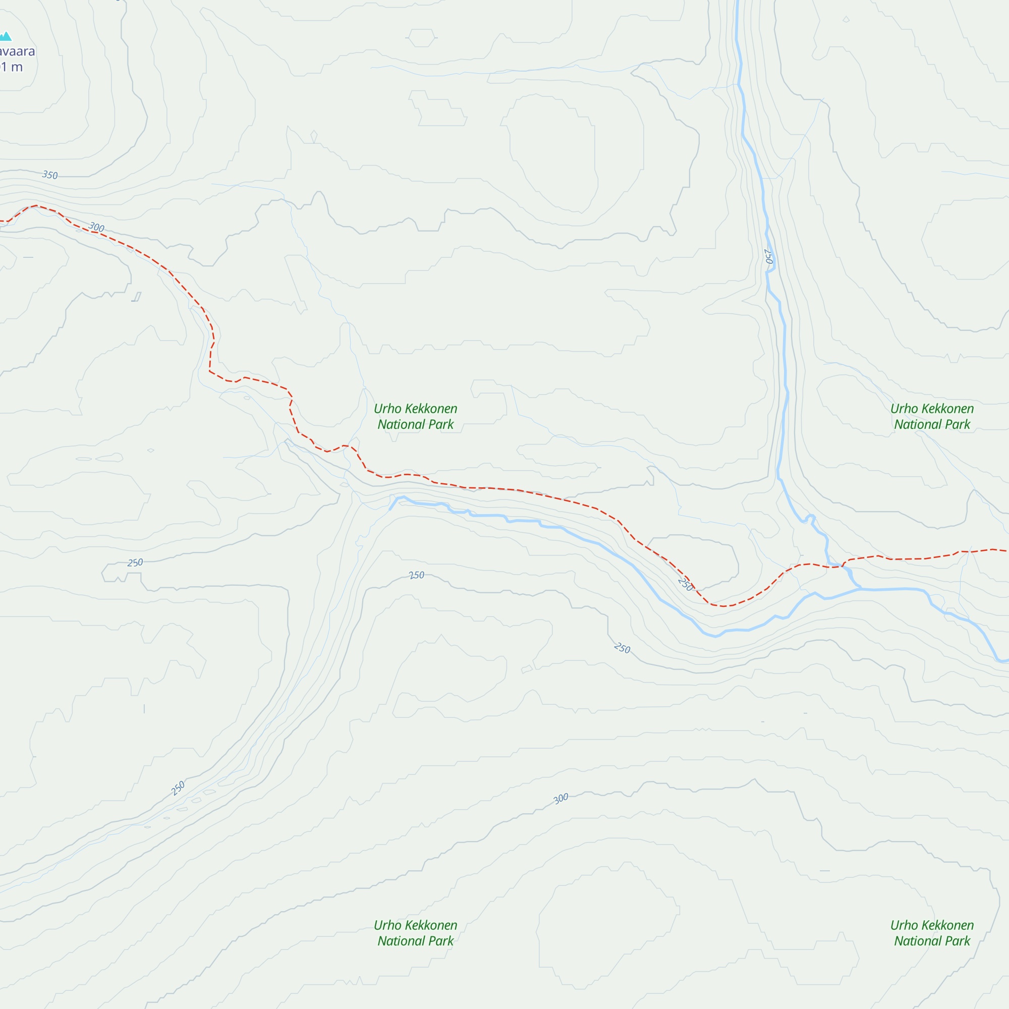 Siulanruoktu autiotupa map