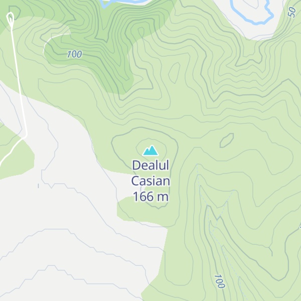 Map of Dealul Casian