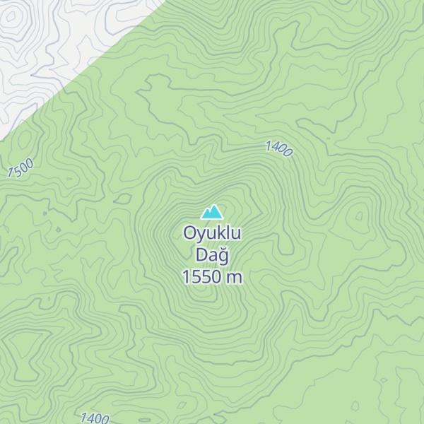 Map of Oyuklu Dağ