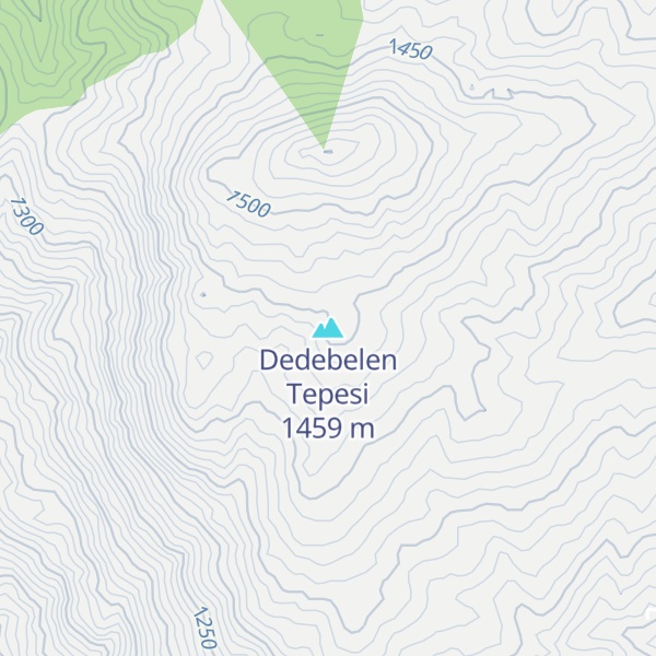Map of Dedebelen Tepesi