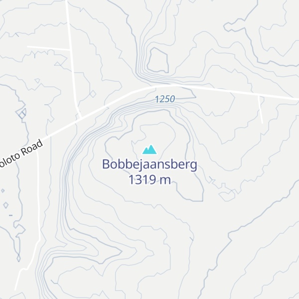 Map of Bobbejaansberg