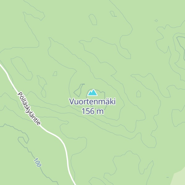 Map of Vuortenmäki