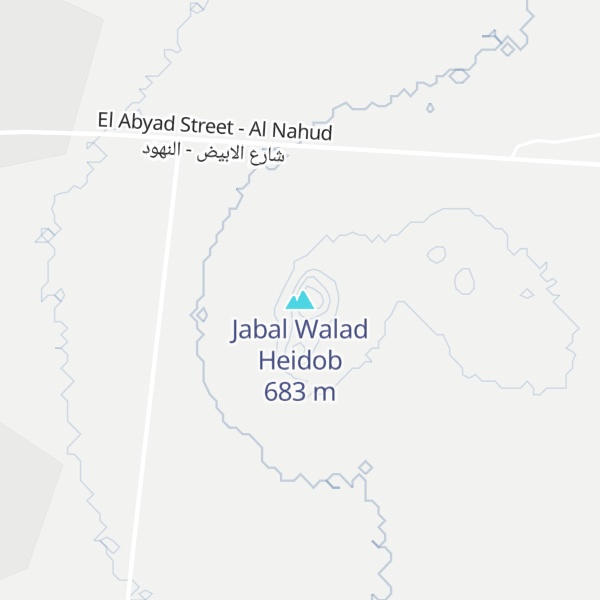 Map of Jabal Walad Heidob