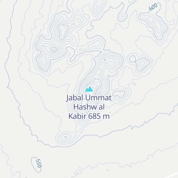 Map of Jabal Ummat Hashw al Kabir