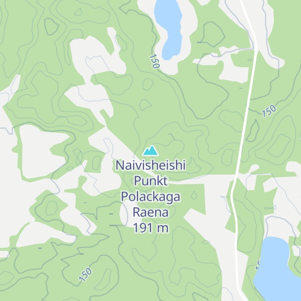 Map of Naivisheishi Punkt Polackaga Raena