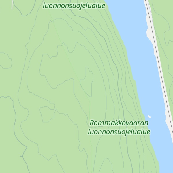 Map of Rommakkovaara