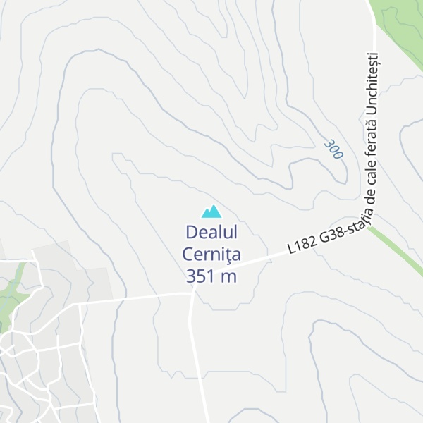 Map of Dealul Cerniţa