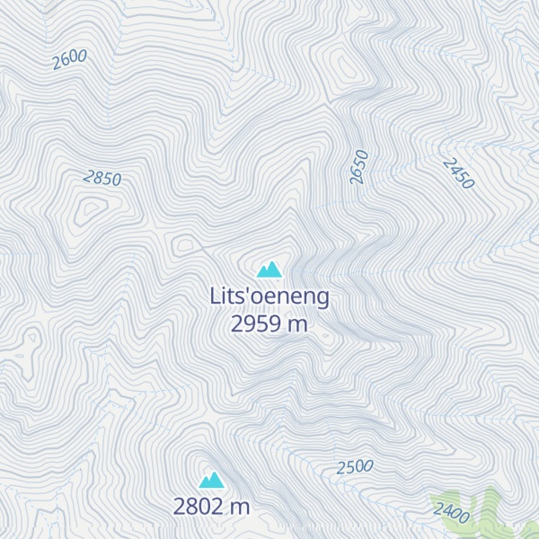 Map of Lits'oeneng