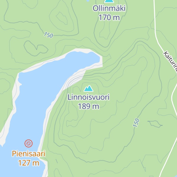 Map of Linnoisvuori