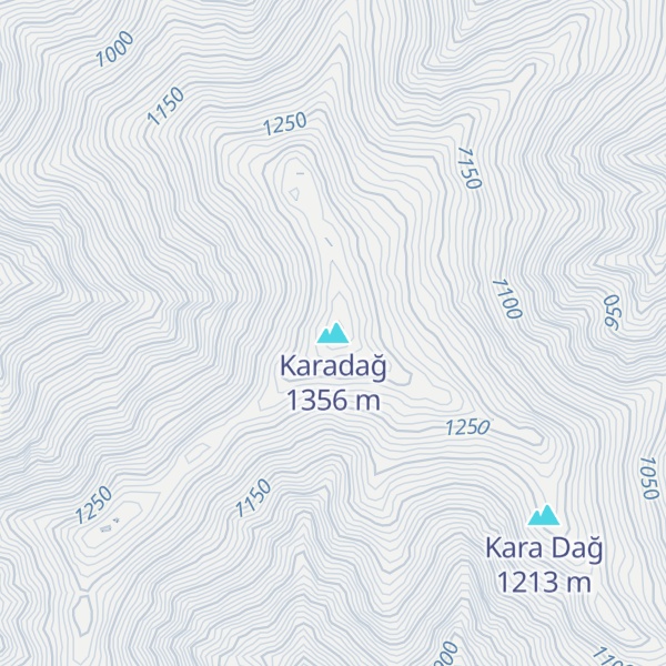 Map of Karadağ