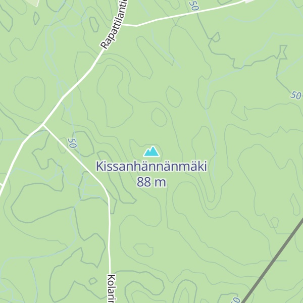 Map of Kissanhännänmäki