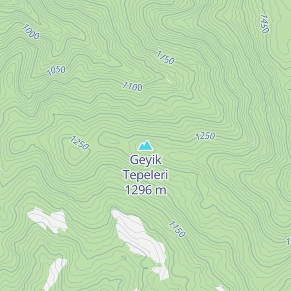 Map of Geyik Tepeleri