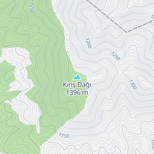 Map of Kırış Dağı
