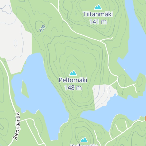 Map of Peltomäki