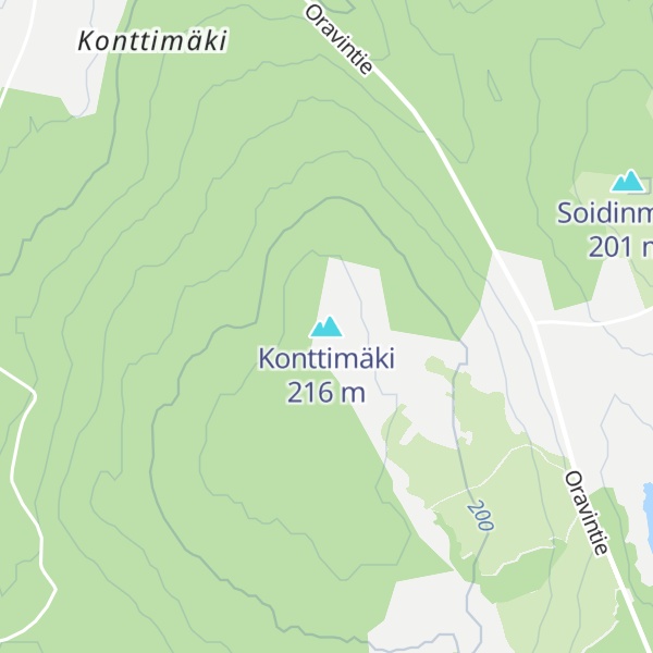 Map of Konttimäki