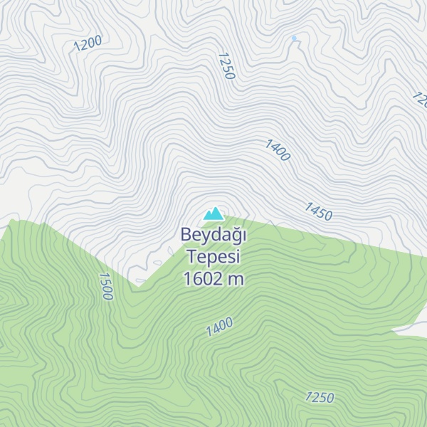 Map of Beydağı Tepesi