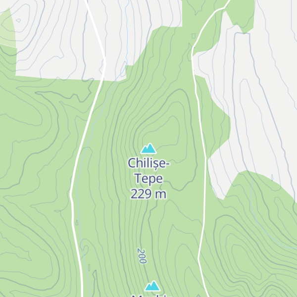 Map of Chilișe-Tepe