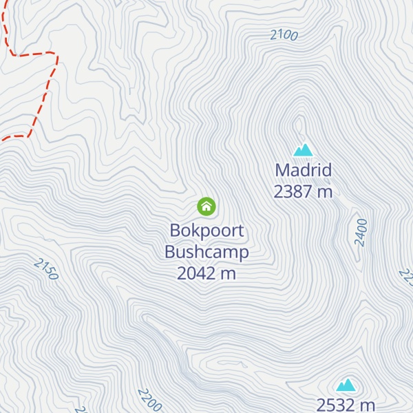 Map of Bokpoort Bushcamp