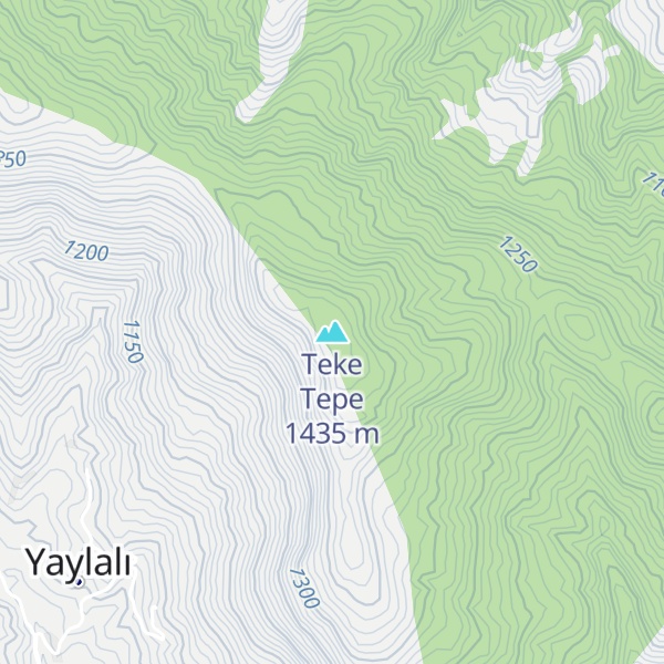 Map of Teke Tepe