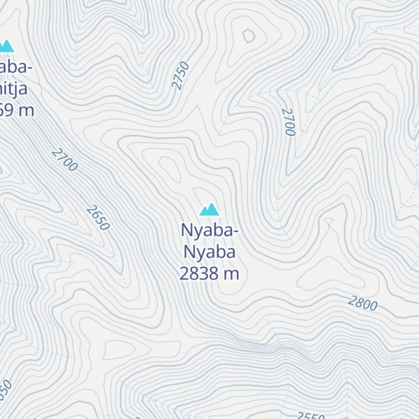 Map of Nyaba-Nyaba