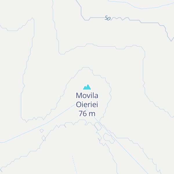Map of Movila Oieriei