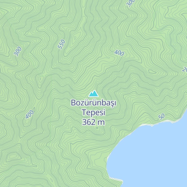 Map of Bozürünbaşı Tepesi