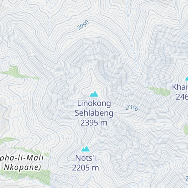 Map of Linokong Sehlabeng