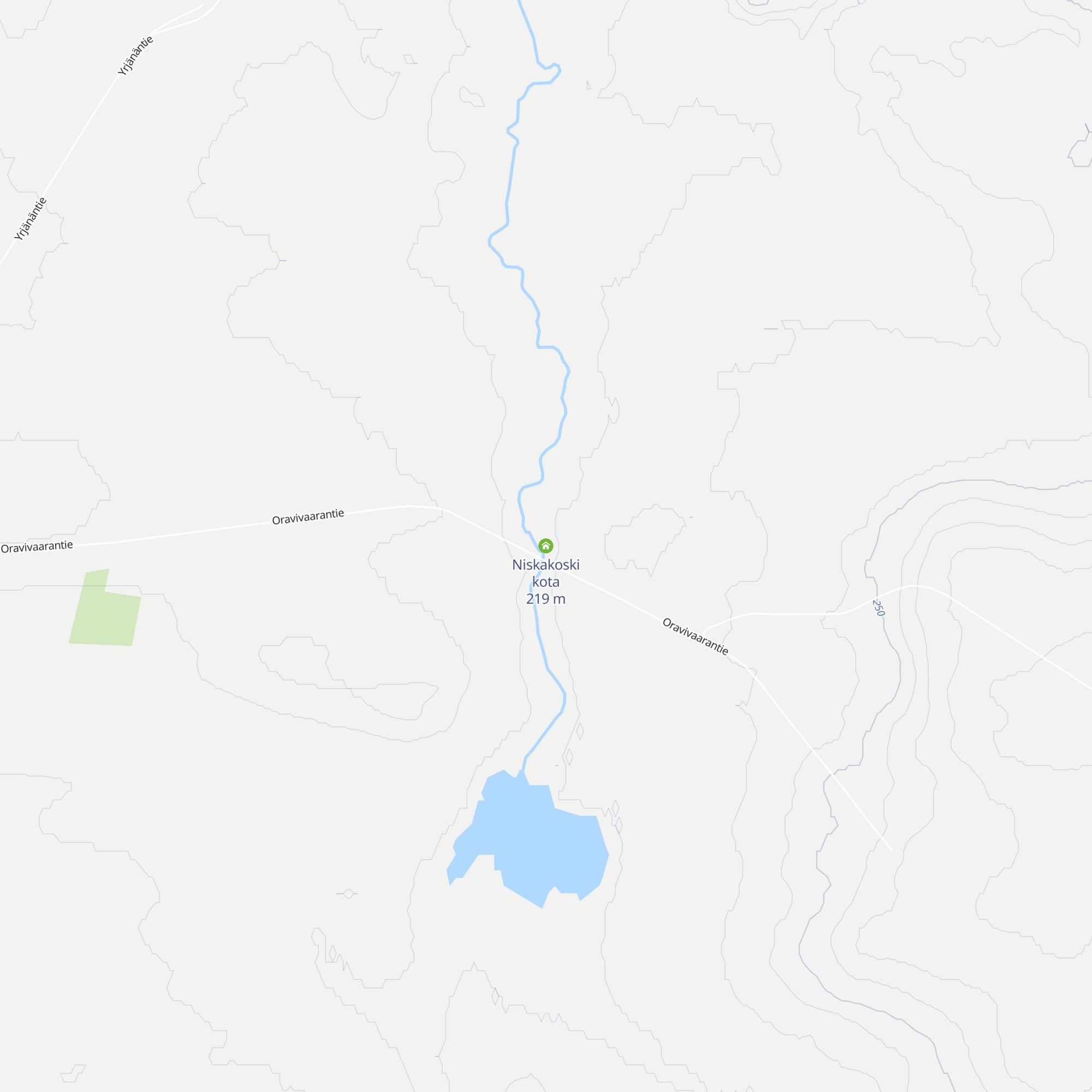 Niskakoski kota map