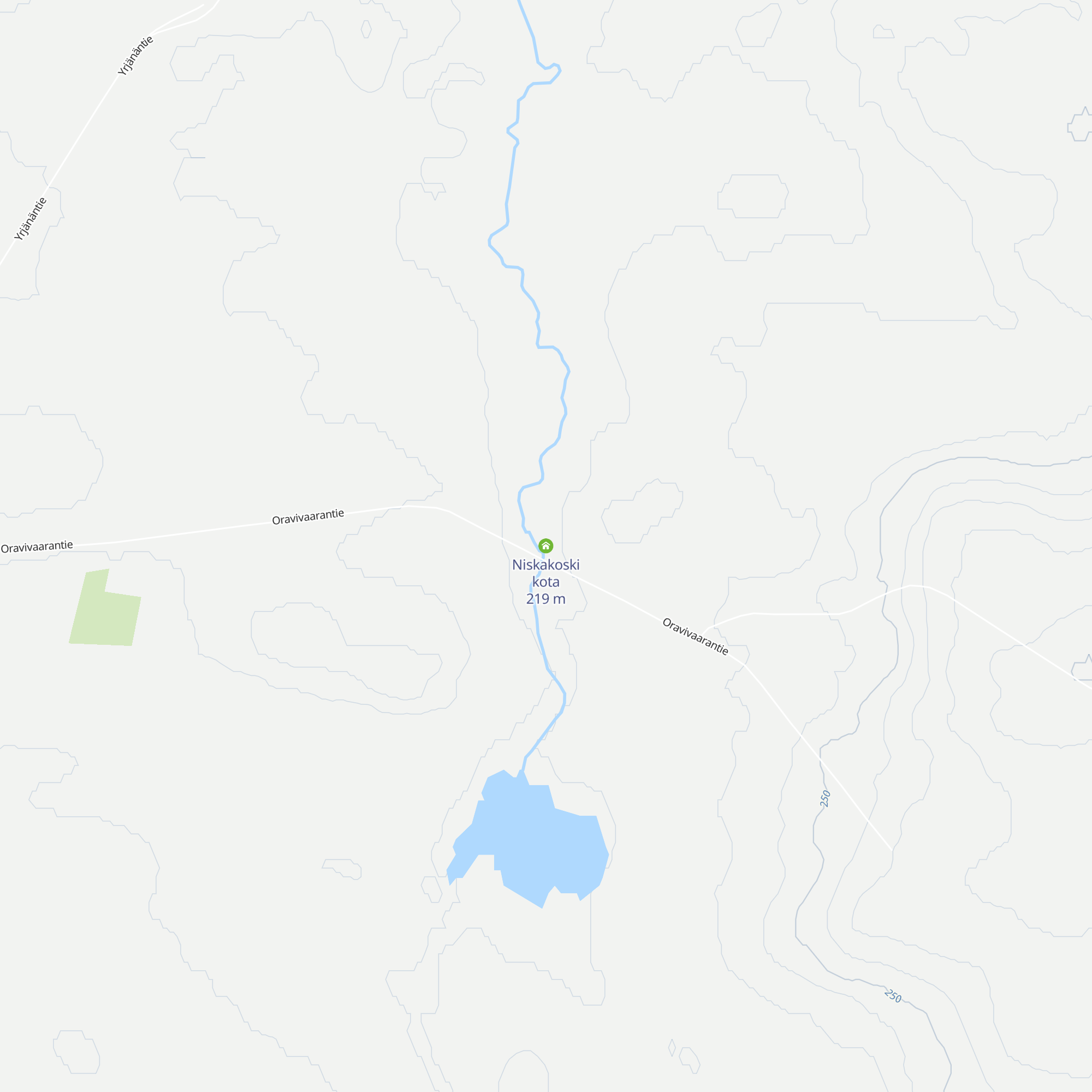 Niskakoski kota map
