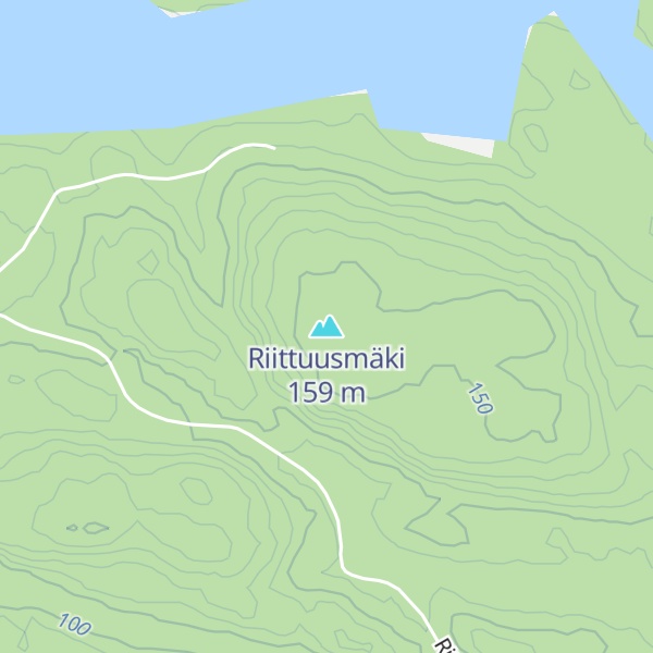 Map of Riittuusmäki