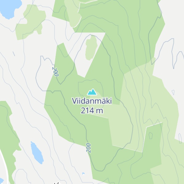 Map of Viidanmäki