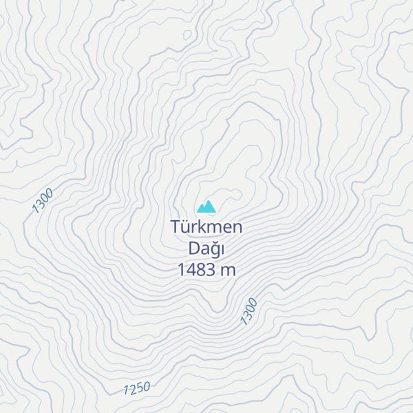 Map of Türkmen Dağı