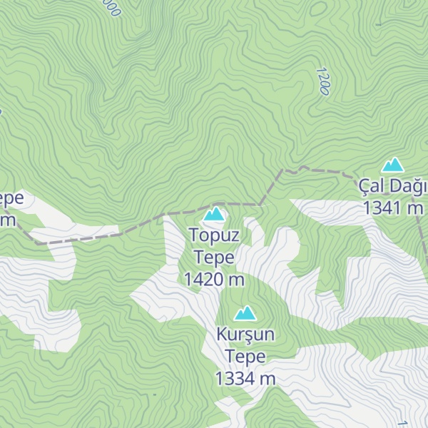 Map of Topuz Tepe