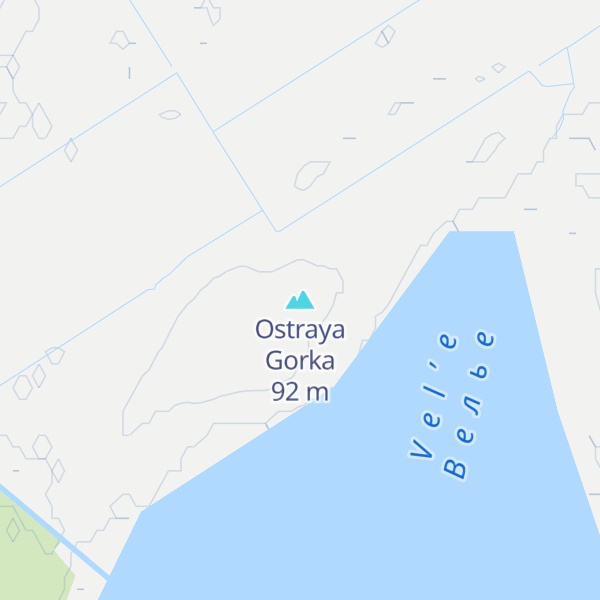 Map of Ostraya Gorka