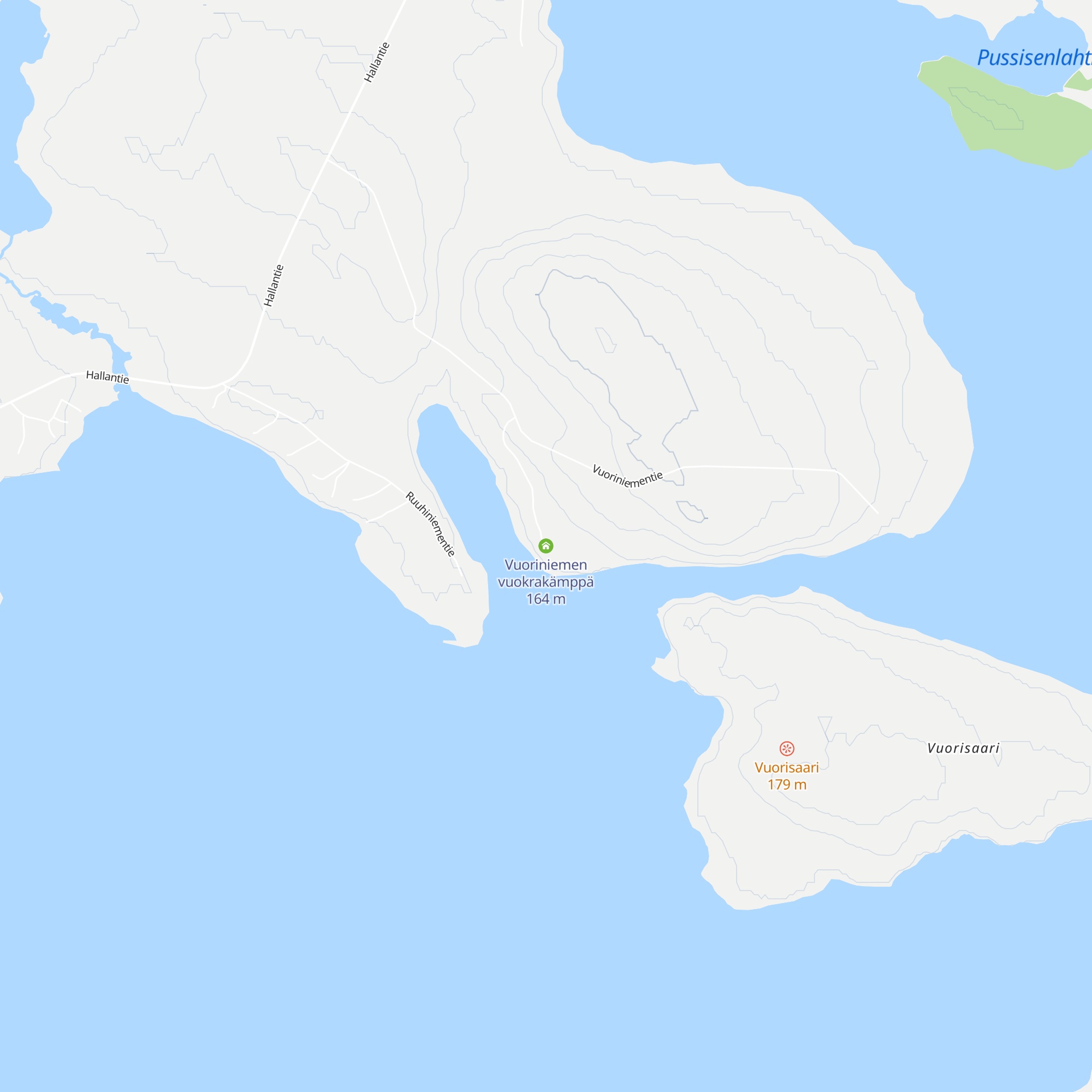 Vuoriniemen vuokrakämppä map