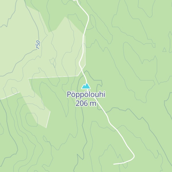 Map of Pöppölouhi
