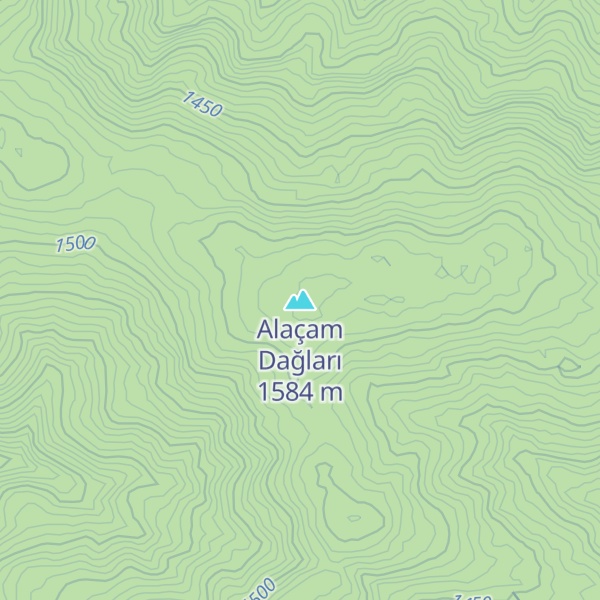 Map of Alaçam Dağları