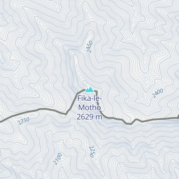 Map of Fika-le-Motho