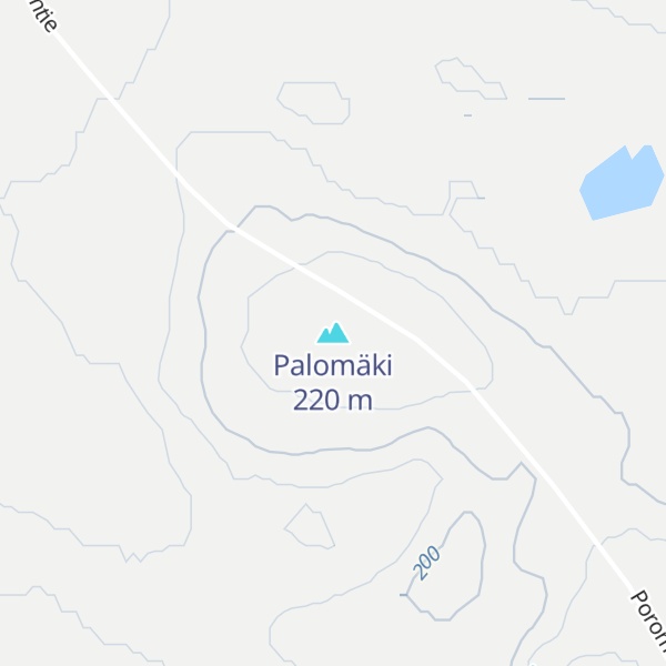 Map of Palomäki