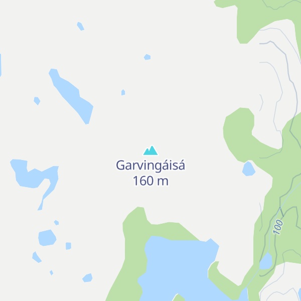 Map of Garvingáisá