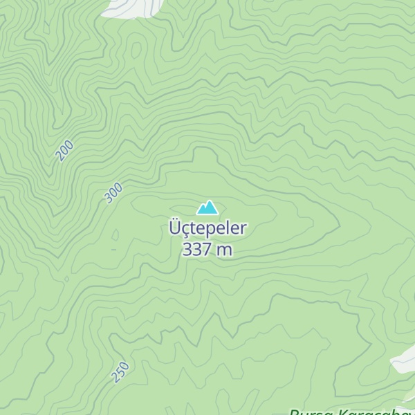 Map of Üçtepeler