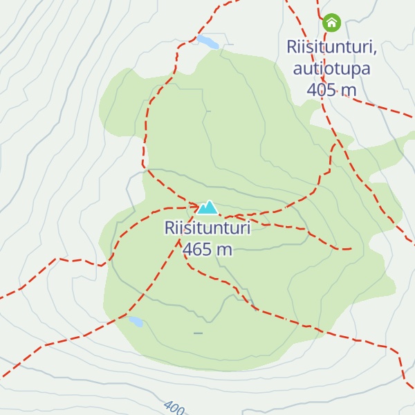 Map of Riisitunturi