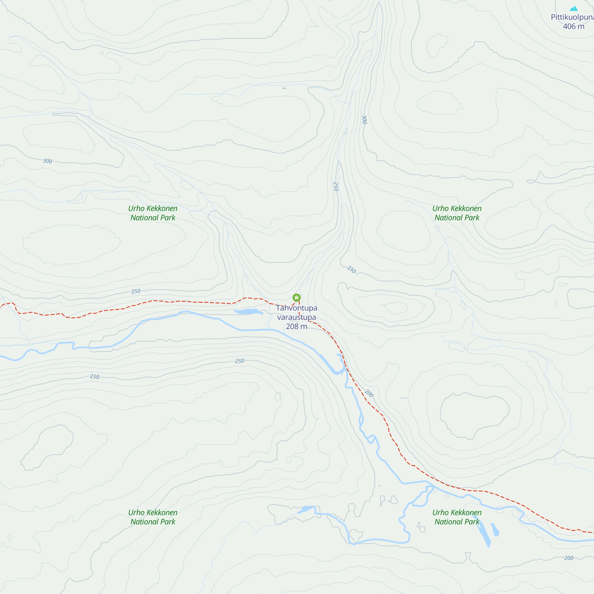 Tahvontupa autiotupa map