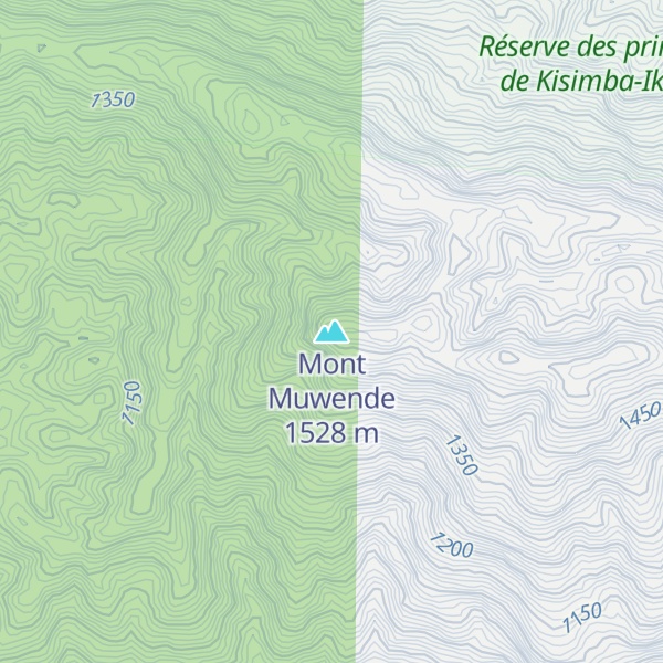 Map of Mont Muwende