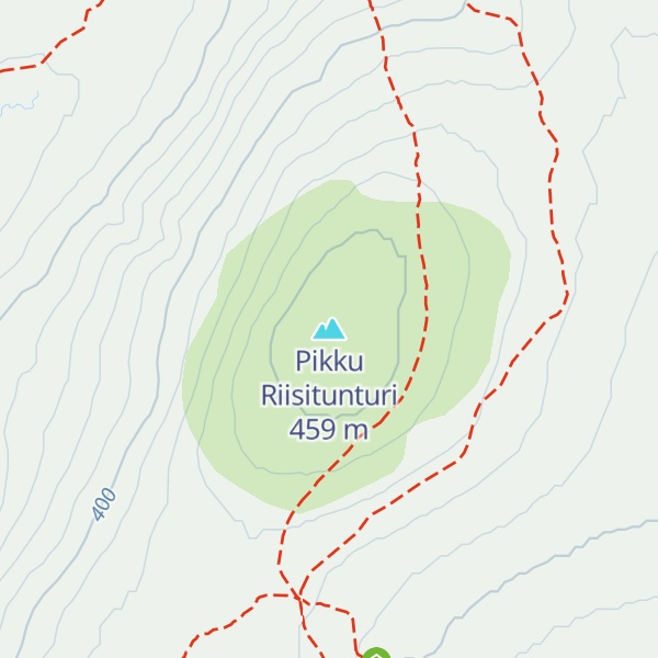 Map of Pikku Riisitunturi